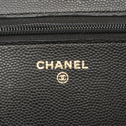 マトラッセ チェーンショルダーバッグ キャビアスキン ブラック ゴールド金具 トランプモチーフ シャネル バッグ CHANEL
