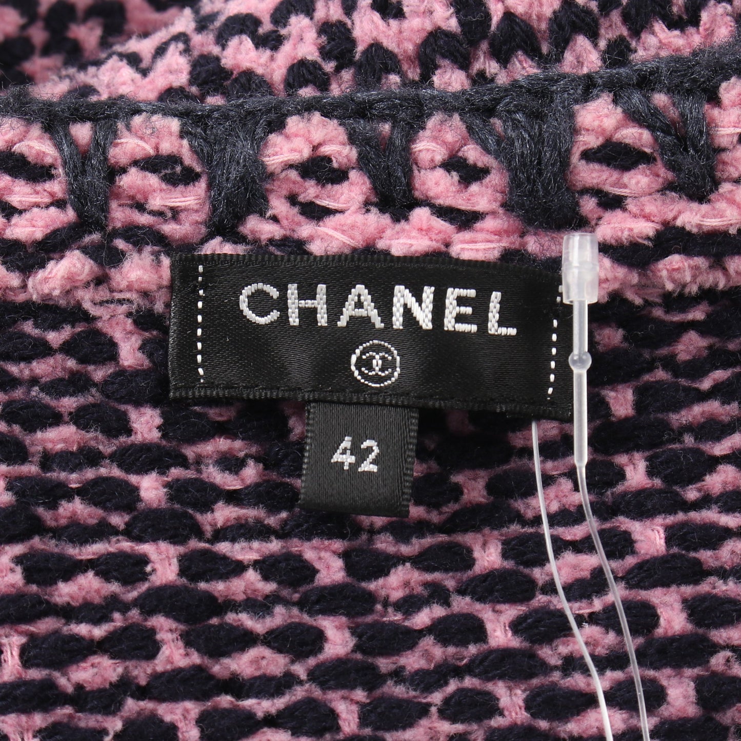 ココマークボタン ニットジャケット ツイード カーディガン カシミヤ コットン ピンク ネイビー 21P シャネル トップス CHANEL
