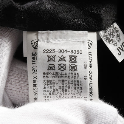キルティング ジップアップ レザージャケット レザー カシミヤ ブラック クロムハーツ アウター Chrome Hearts