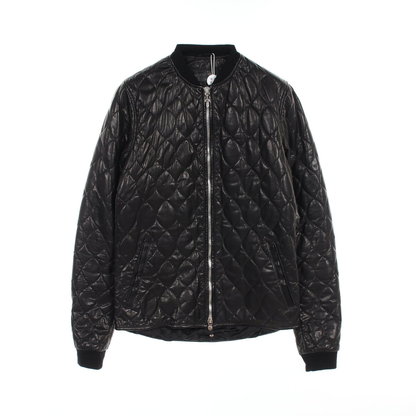 キルティング ジップアップ レザージャケット レザー カシミヤ ブラック クロムハーツ アウター Chrome Hearts
