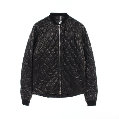 キルティング ジップアップ レザージャケット レザー カシミヤ ブラック クロムハーツ アウター Chrome Hearts