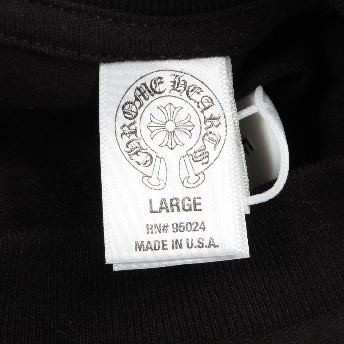 CHプラスプリント ポケット Tシャツ クルーネック コットン ブラック クロムハーツ トップス Chrome Hearts