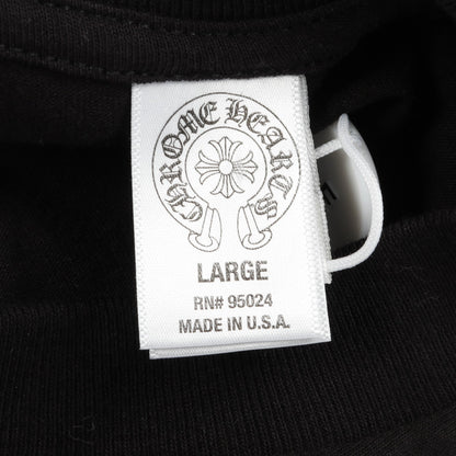 CHプラスプリント ポケット Tシャツ クルーネック コットン ブラック クロムハーツ トップス Chrome Hearts