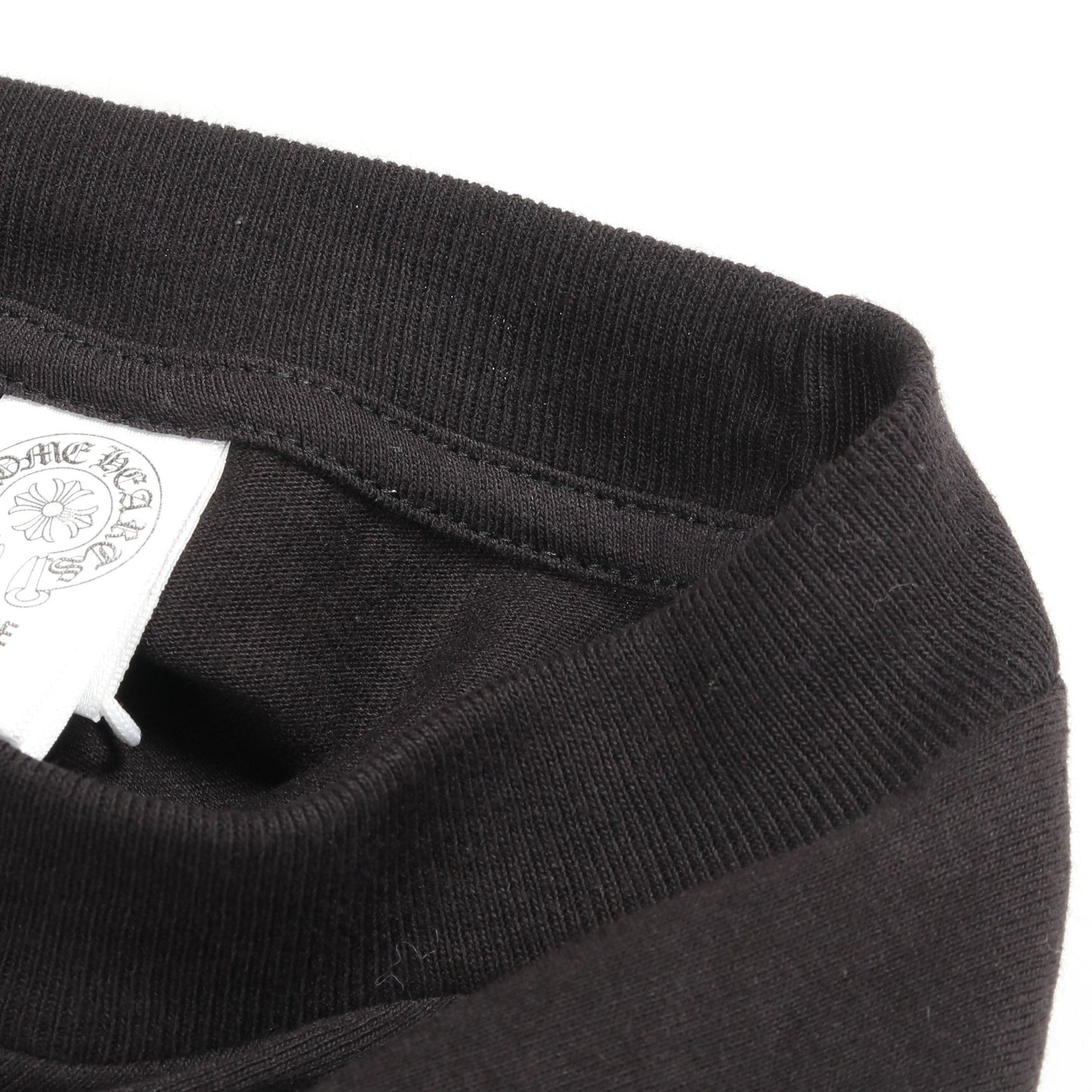 CHプラスプリント ポケット Tシャツ クルーネック コットン ブラック クロムハーツ トップス Chrome Hearts