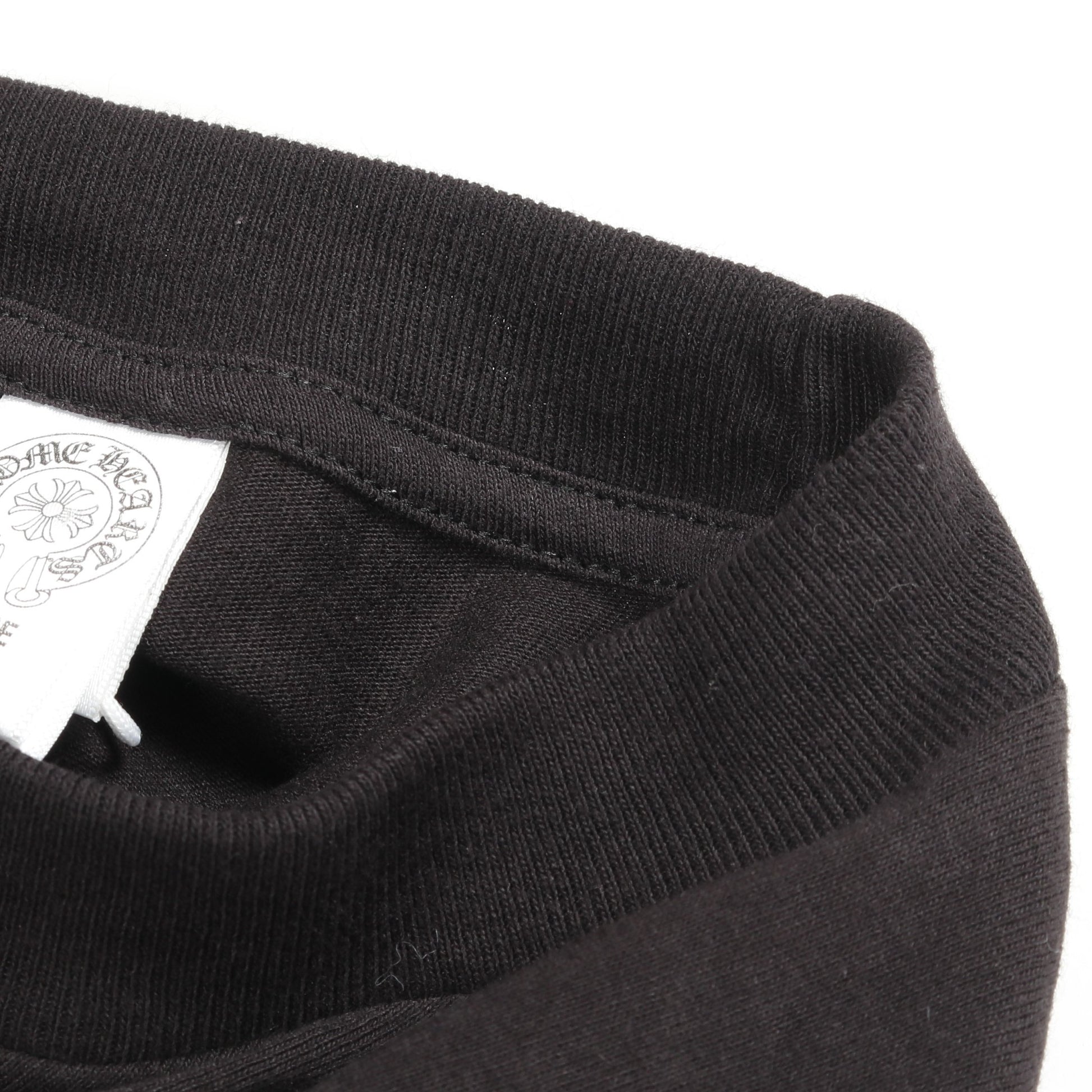 CHプラスプリント ポケット Tシャツ クルーネック コットン ブラック クロムハーツ トップス Chrome Hearts