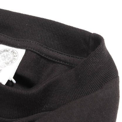 CHプラスプリント ポケット Tシャツ クルーネック コットン ブラック クロムハーツ トップス Chrome Hearts