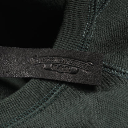SLO RIDE クロスパッチ付き スウェットシャツ クルーネック ロゴ刺繍 コットン グリーン クロムハーツ トップス Chrome Hearts