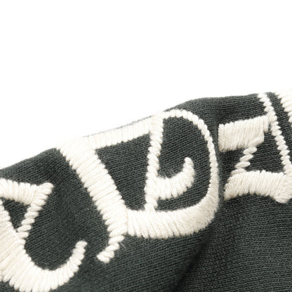 SLO RIDE クロスパッチ付き スウェットシャツ クルーネック ロゴ刺繍 コットン グリーン クロムハーツ トップス Chrome Hearts