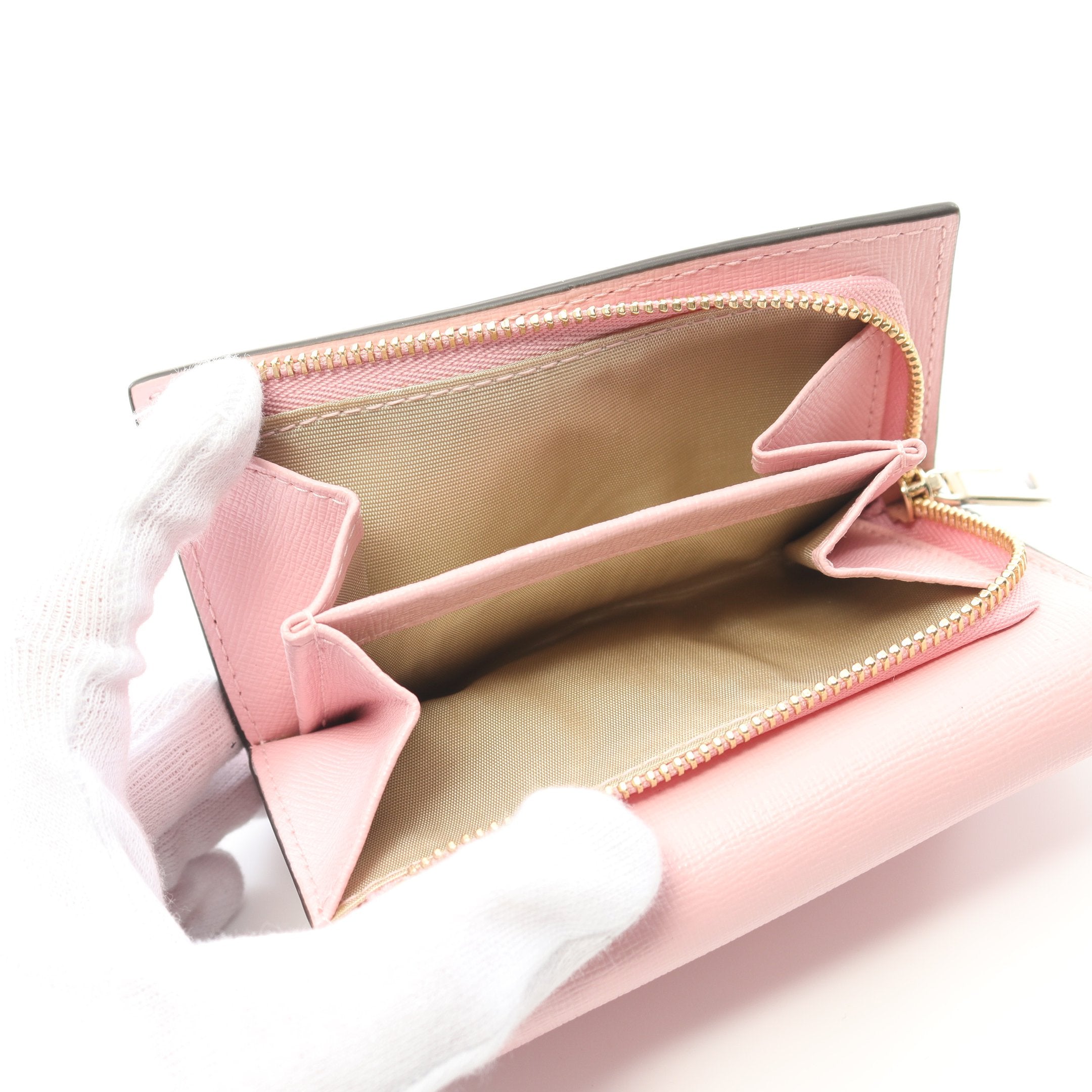 BABYLON S バビロン 二つ折り財布 レザー ピンク フルラ – RECLO