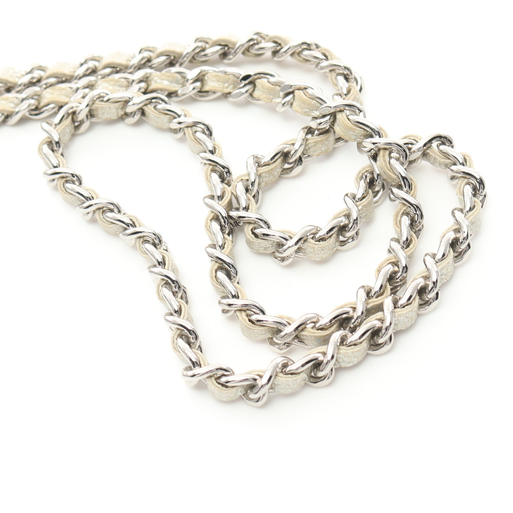 マトラッセ チェーンウォレット キャビアスキン シャンパンゴールド シルバー金具 シャネル バッグ CHANEL