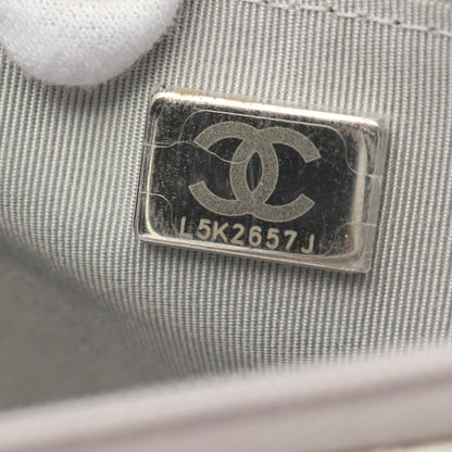 マトラッセ チェーンウォレット キャビアスキン シャンパンゴールド シルバー金具 シャネル バッグ CHANEL