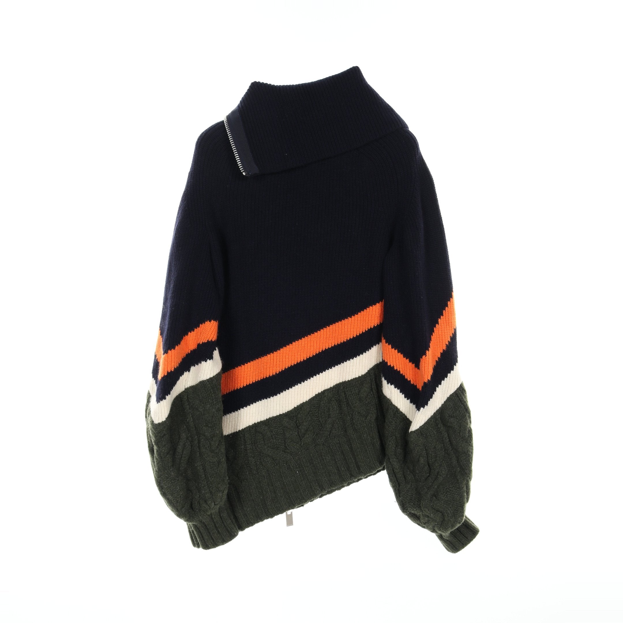 sacai アシンメトリー ニット トップス ネイティブ柄 sacai アシンメトリー ニット トップス ネイティブ柄 【公式通販】