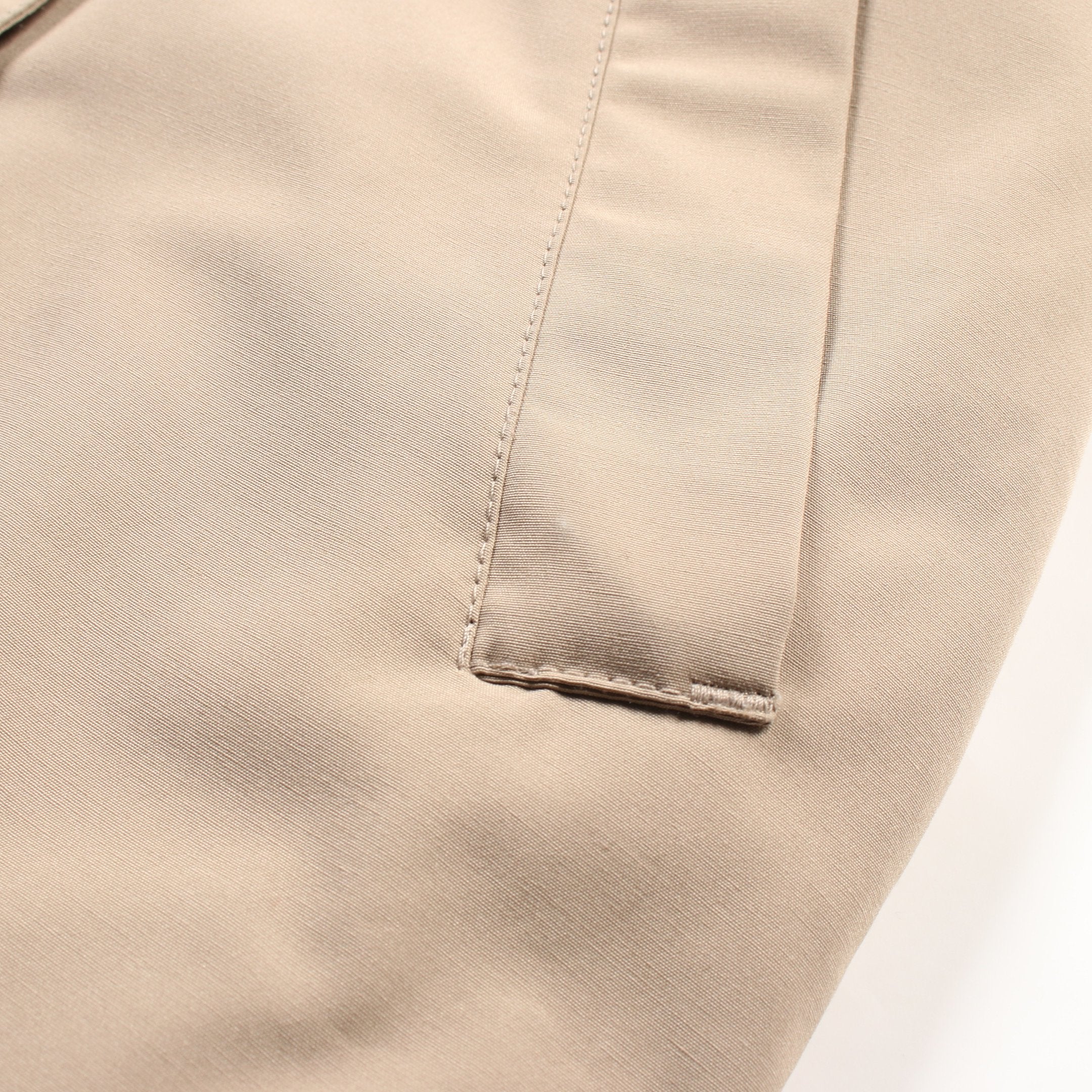 ヴィクトリアパーカ ダウンコート ワンポイント グレーベージュ フード