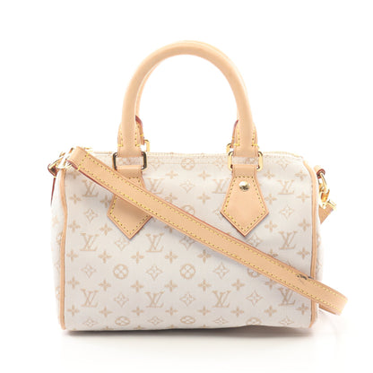 スピーディ バンドリエール 20 モノグラム ハンドバッグ キャンバス レザー ベージュ 2WAY ルイヴィトン バッグ LOUIS VUITTON