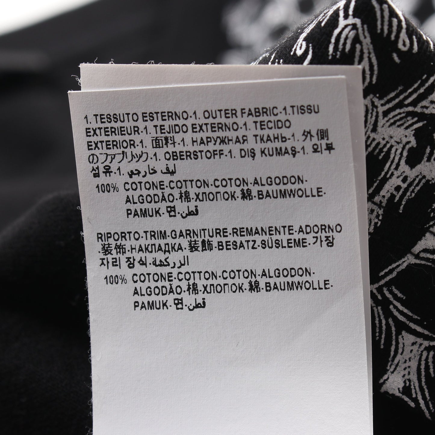 Tシャツ クルーネック 半袖 コットン ブラック ホワイト ヴェルサーチ トップス Versace