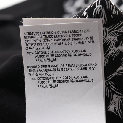 Tシャツ クルーネック 半袖 コットン ブラック ホワイト ヴェルサーチ トップス Versace
