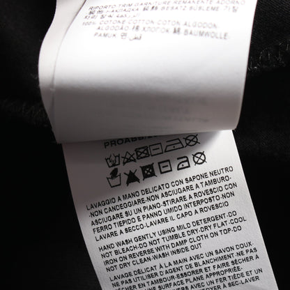 Tシャツ クルーネック 半袖 コットン ブラック ホワイト ヴェルサーチ トップス Versace