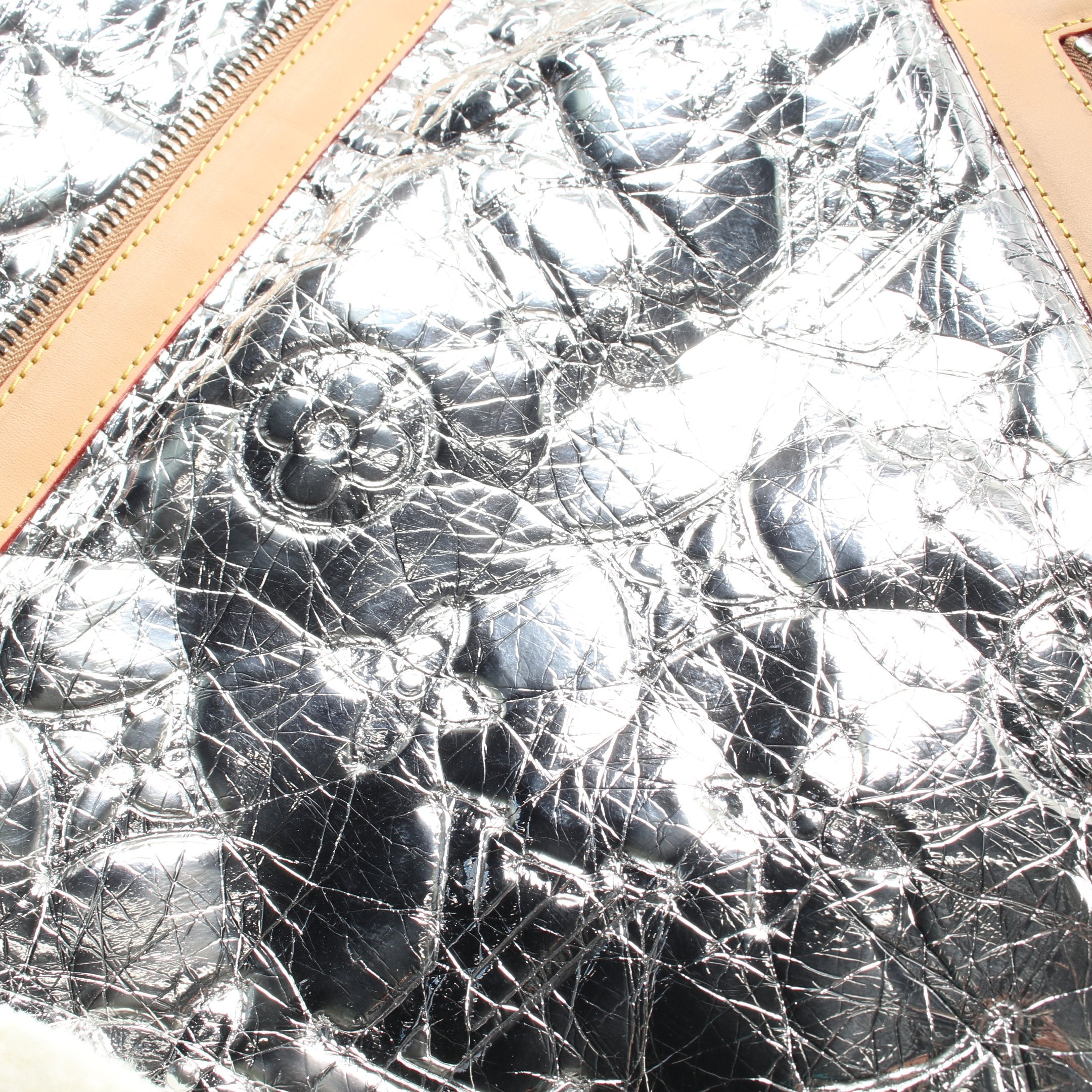 シアリングジャケット モノグラムミラー ジャケット ラムレザー