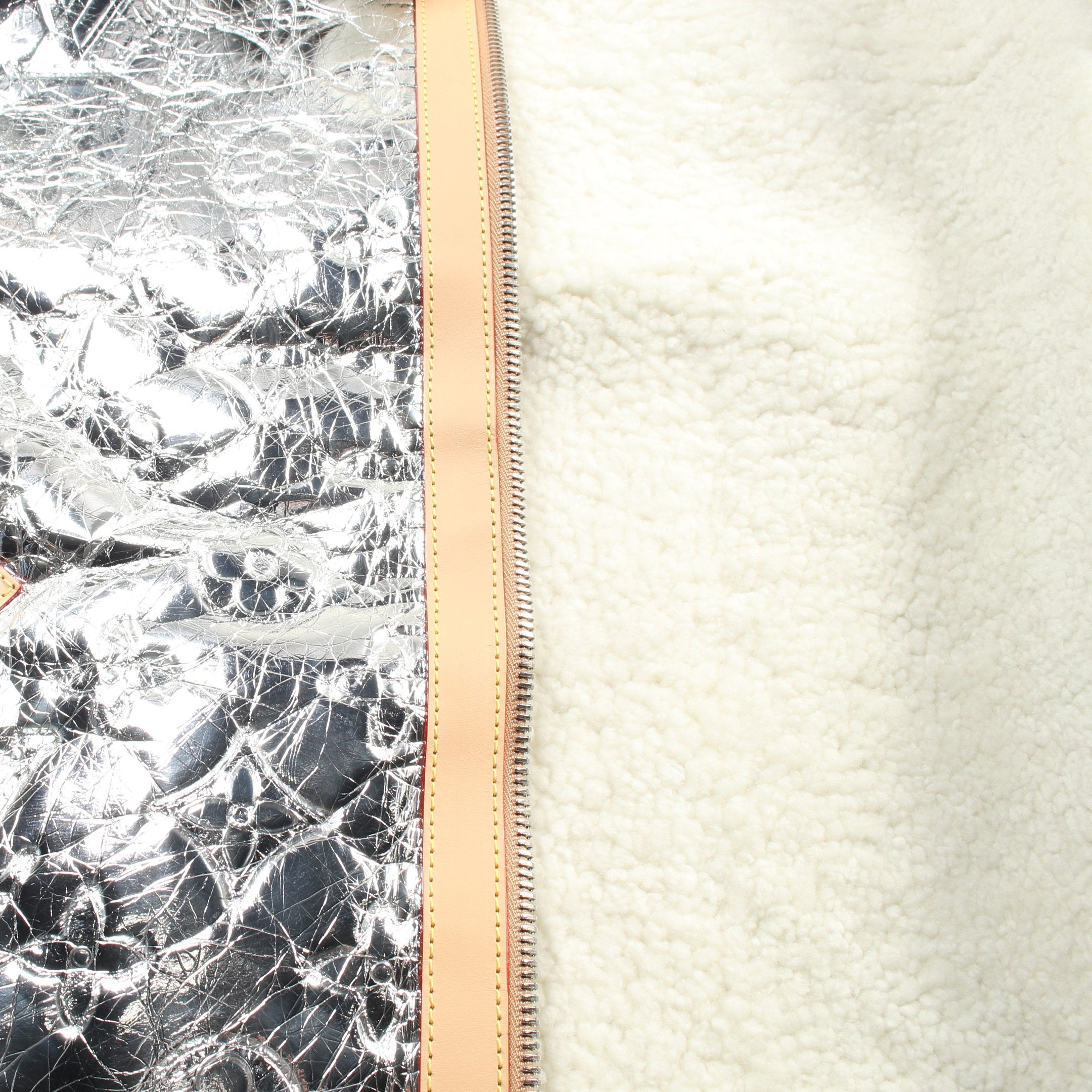 シアリングジャケット モノグラムミラー ジャケット ラムレザー