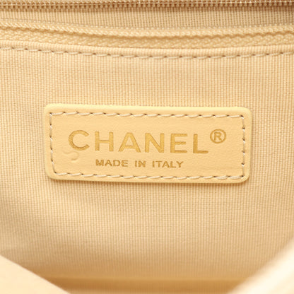 マトラッセ チェーンショルダーバッグ レザー シャンパンゴールド ゴールド金具 シャネル バッグ CHANEL