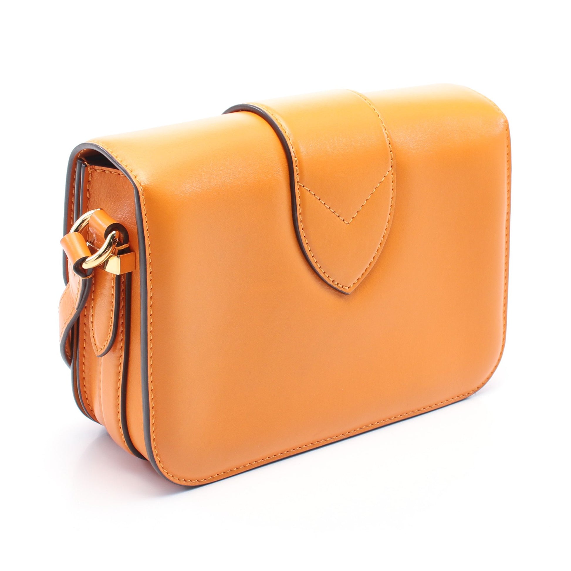 LV PONT 9 LVポンヌフ サマーゴールド ショルダーバッグ レザー オレンジ ルイヴィトン バッグ LOUIS VUITTON