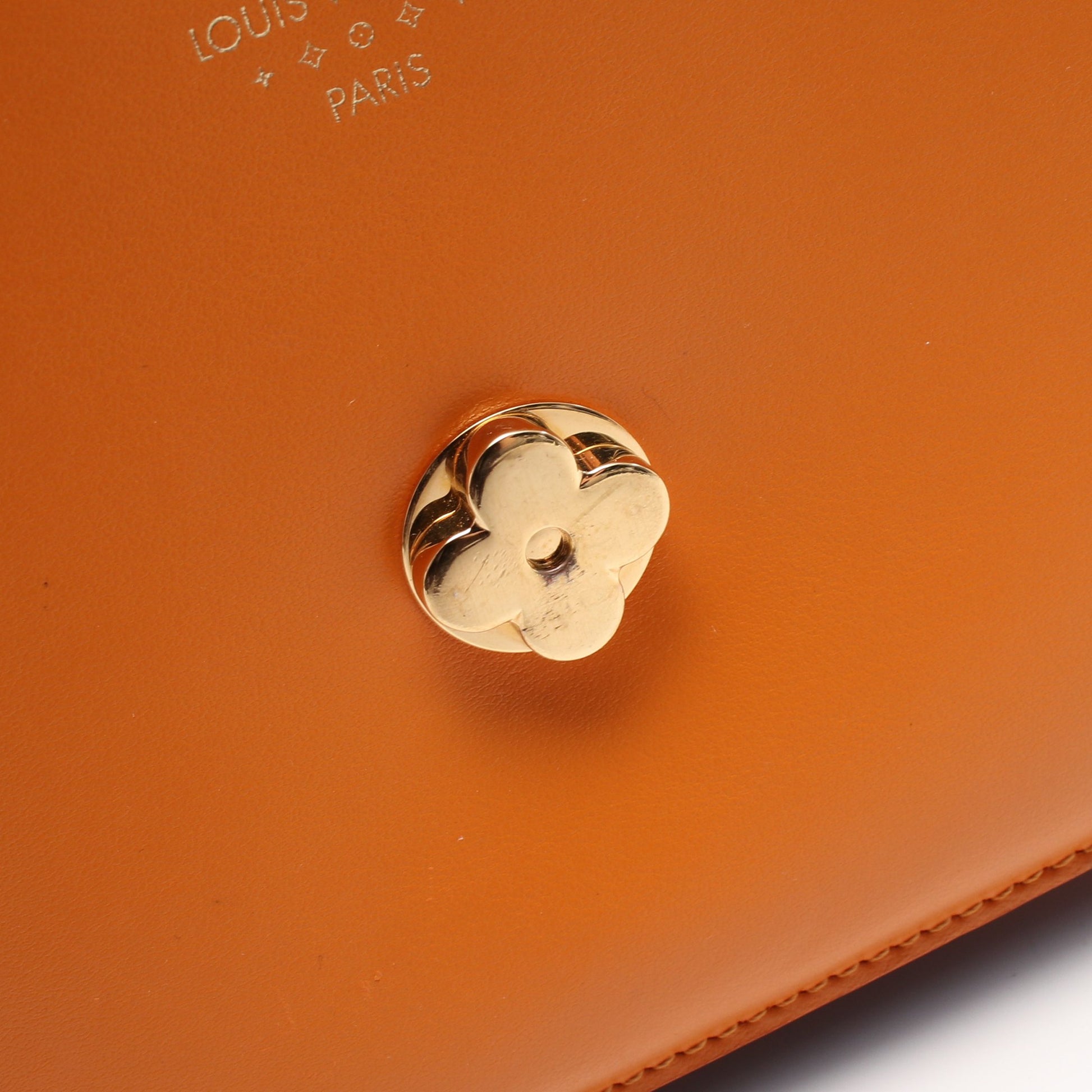 LV PONT 9 LVポンヌフ サマーゴールド ショルダーバッグ レザー オレンジ ルイヴィトン バッグ LOUIS VUITTON