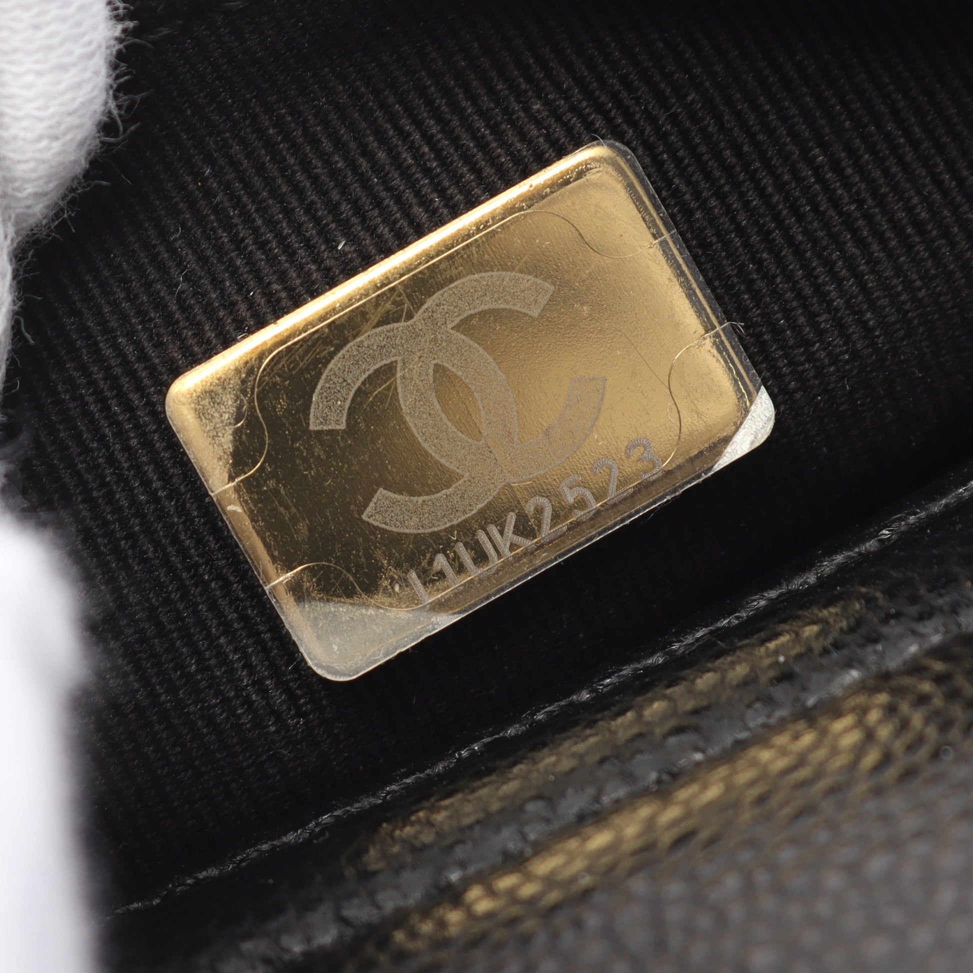 マトラッセ バックパック リュックサック キャビアスキン ブラック ゴールド金具 シャネル バッグ CHANEL