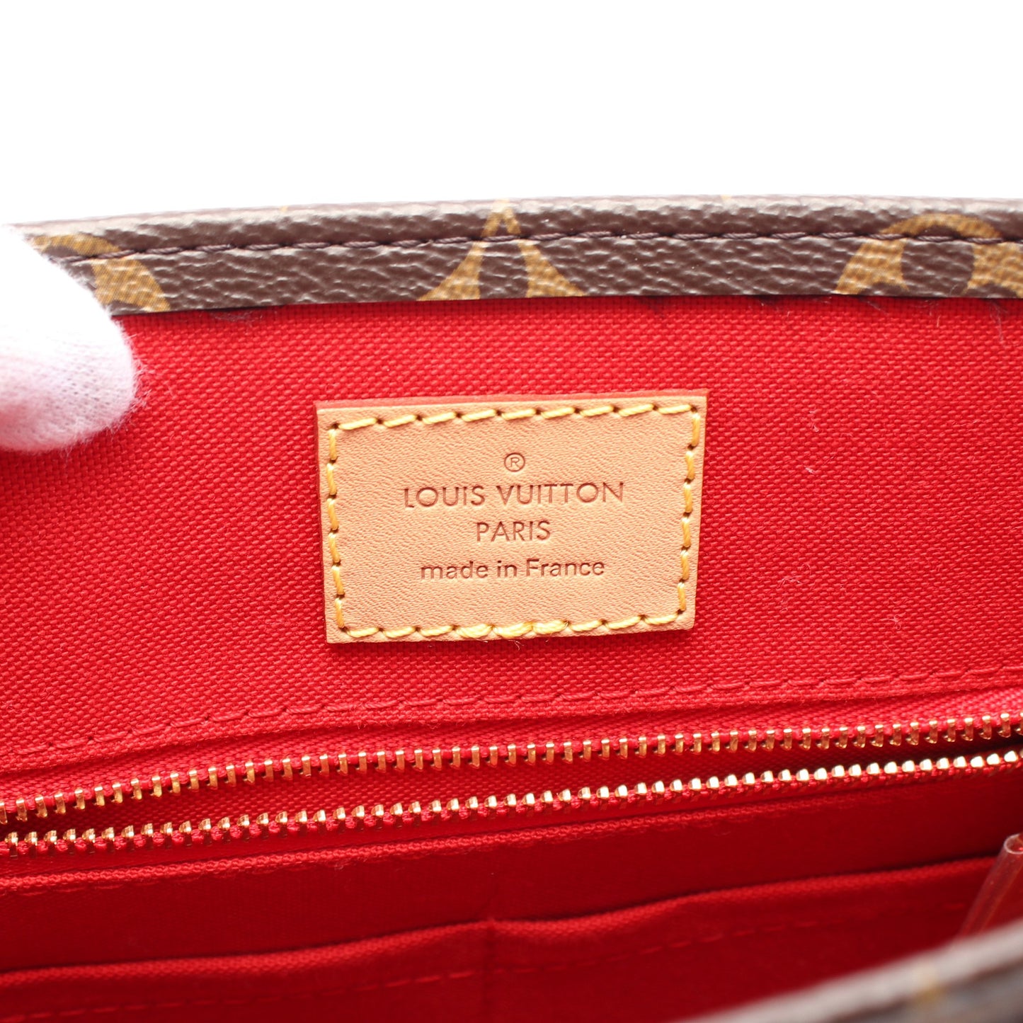 サックプラ BB ハンドバッグ PVC レザー ブラウン 2WAY ルイヴィトン バッグ LOUIS VUITTON