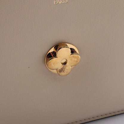 LV PONT 9 LVポンヌフ クレーム ショルダーバッグ レザー アイボリー ルイヴィトン バッグ LOUIS VUITTON