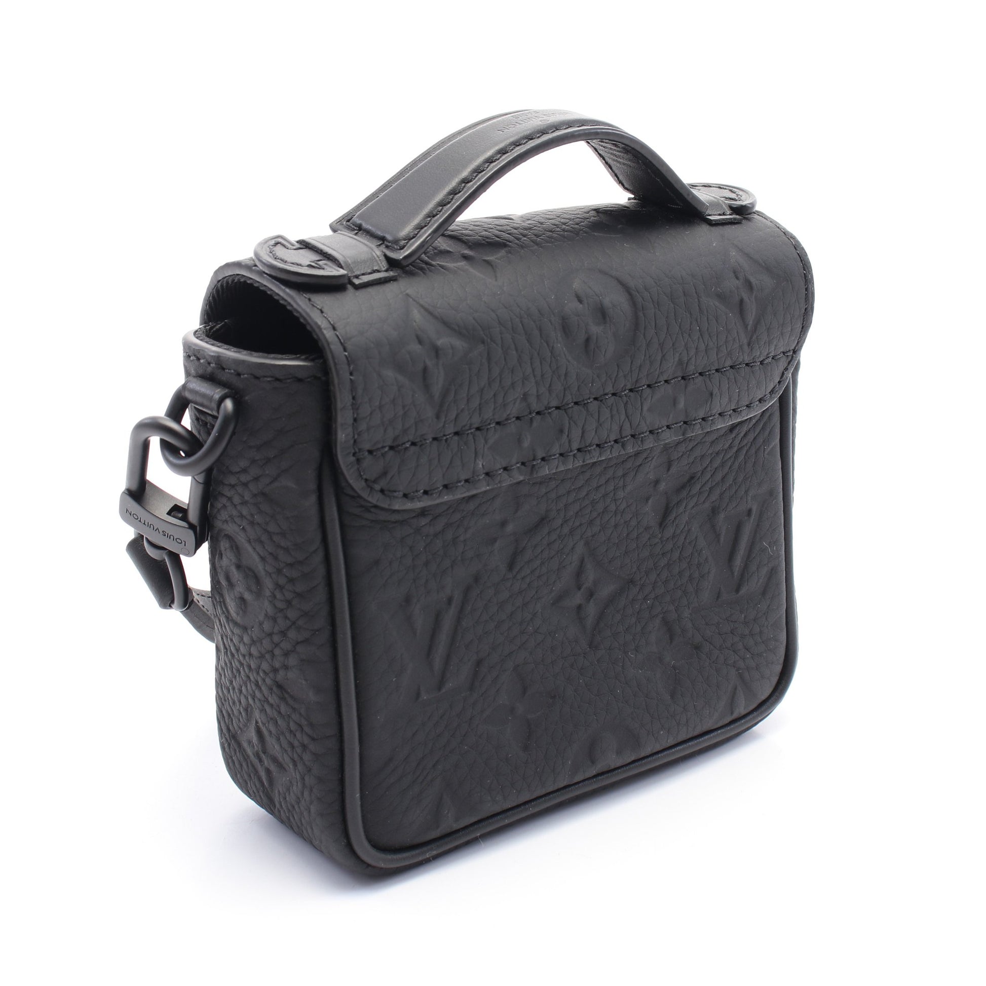 ピコ Sロック トリヨンモノグラム ノワール ハンドバッグ レザー ブラック 2WAY ルイヴィトン バッグ LOUIS VUITTON