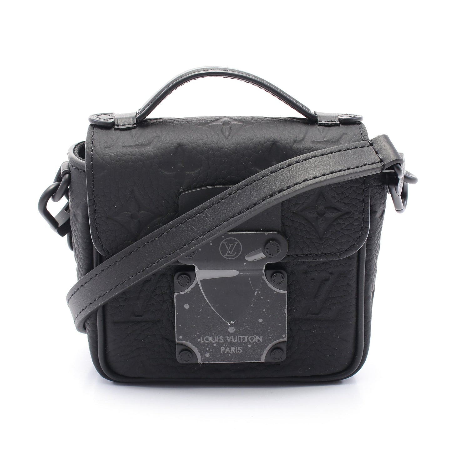 ピコ Sロック トリヨンモノグラム ノワール ハンドバッグ レザー ブラック 2WAY ルイヴィトン バッグ LOUIS VUITTON