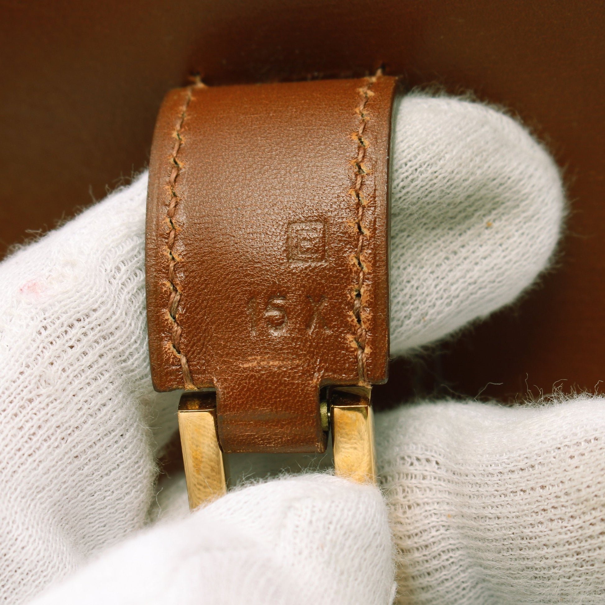 ドラッグ37 コニャック ハンドバッグ ボックスカーフ ブラウン ゴールド金具 □E刻印 エルメス バッグ HERMES