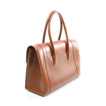 ドラッグ37 コニャック ハンドバッグ ボックスカーフ ブラウン ゴールド金具 □E刻印 エルメス バッグ HERMES