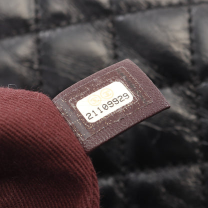 マトラッセ バックパック リュックサック エイジドカーフスキン ブラック アンティークシルバー金具 シャネル バッグ CHANEL