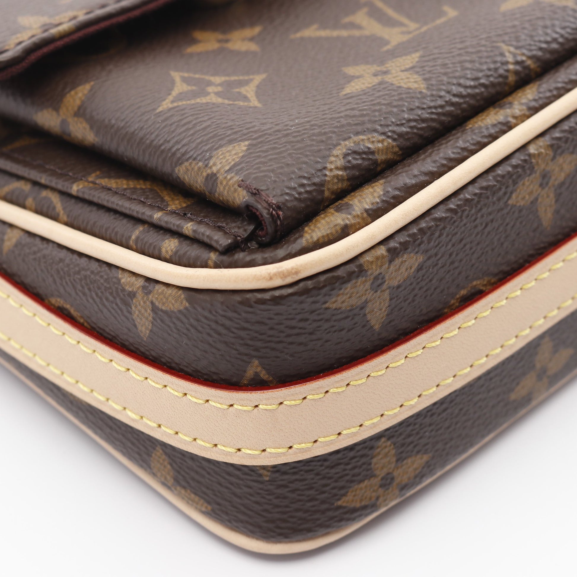 ヴィヴァシテ モノグラム ワンショルダーバッグ PVC レザー ブラウン 2WAY ルイヴィトン バッグ LOUIS VUITTON