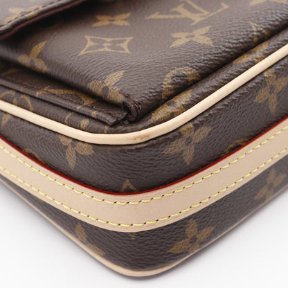 ヴィヴァシテ モノグラム ワンショルダーバッグ PVC レザー ブラウン 2WAY ルイヴィトン バッグ LOUIS VUITTON