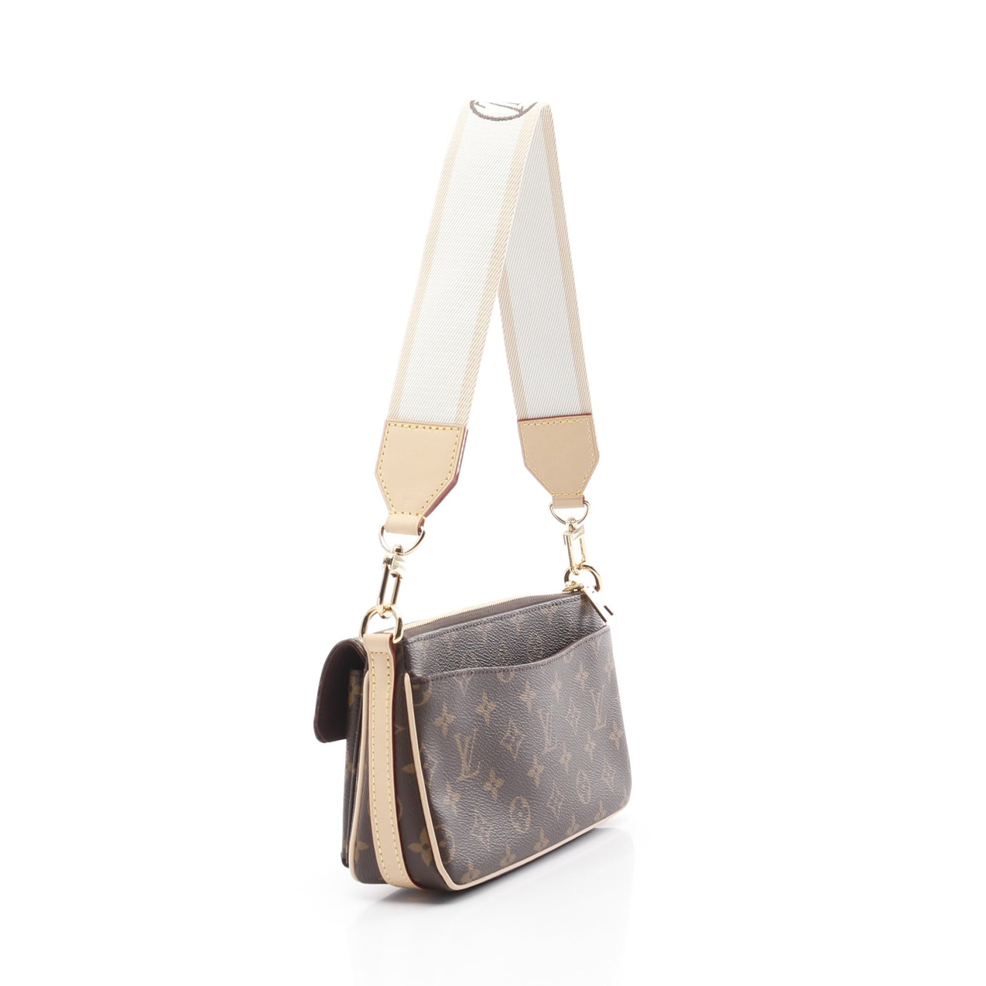 ヴィヴァシテ モノグラム ワンショルダーバッグ PVC レザー ブラウン 2WAY ルイヴィトン バッグ LOUIS VUITTON