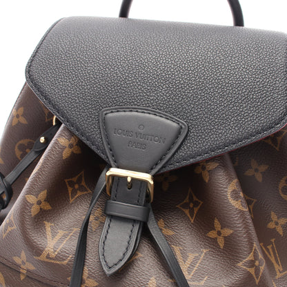 モンスリ NM PM モノグラム バックパック リュックサック PVC レザー ブラウン ブラック ルイヴィトン バッグ LOUIS VUITTON