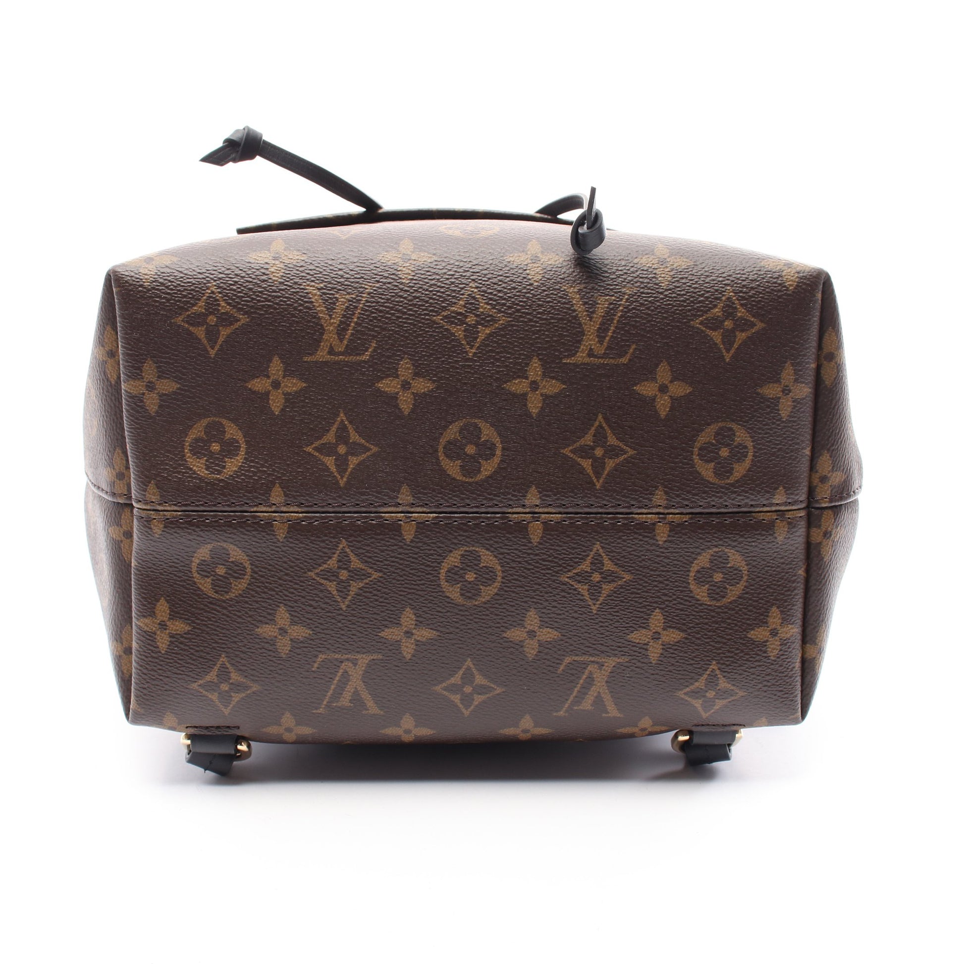 モンスリ NM PM モノグラム バックパック リュックサック PVC レザー ブラウン ブラック ルイヴィトン バッグ LOUIS VUITTON