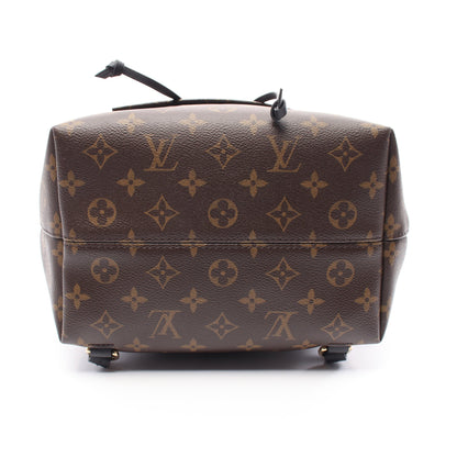 モンスリ NM PM モノグラム バックパック リュックサック PVC レザー ブラウン ブラック ルイヴィトン バッグ LOUIS VUITTON