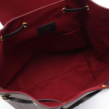 モンスリ NM PM モノグラム バックパック リュックサック PVC レザー ブラウン ブラック ルイヴィトン バッグ LOUIS VUITTON
