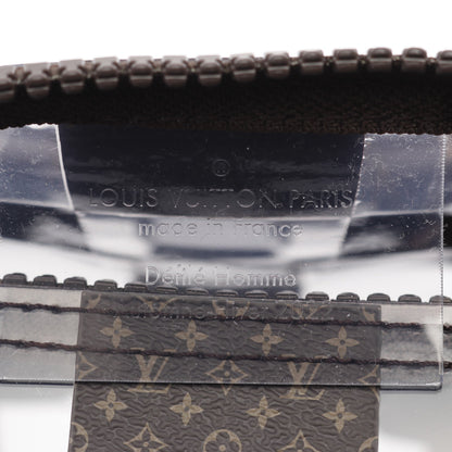 キーポル バンドリエール50 モノグラムチェス ボストンバッグ PVC ブラウン クリア 2WAY ルイヴィトン バッグ LOUIS VUITTON
