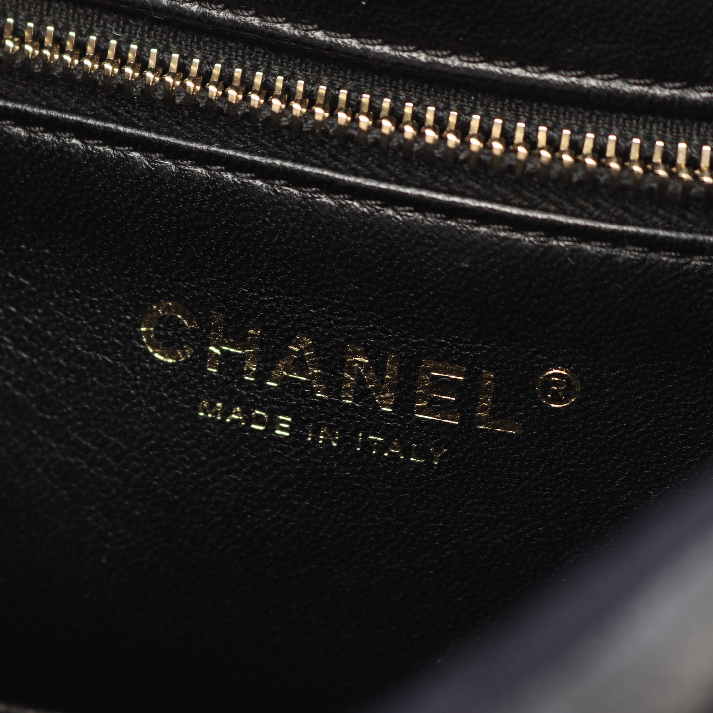 ココマーク チェーンショルダーバッグ ラムスキン ブラック ゴールド金具 シャネル バッグ CHANEL