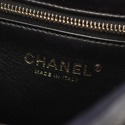 ココマーク チェーンショルダーバッグ ラムスキン ブラック ゴールド金具 シャネル バッグ CHANEL