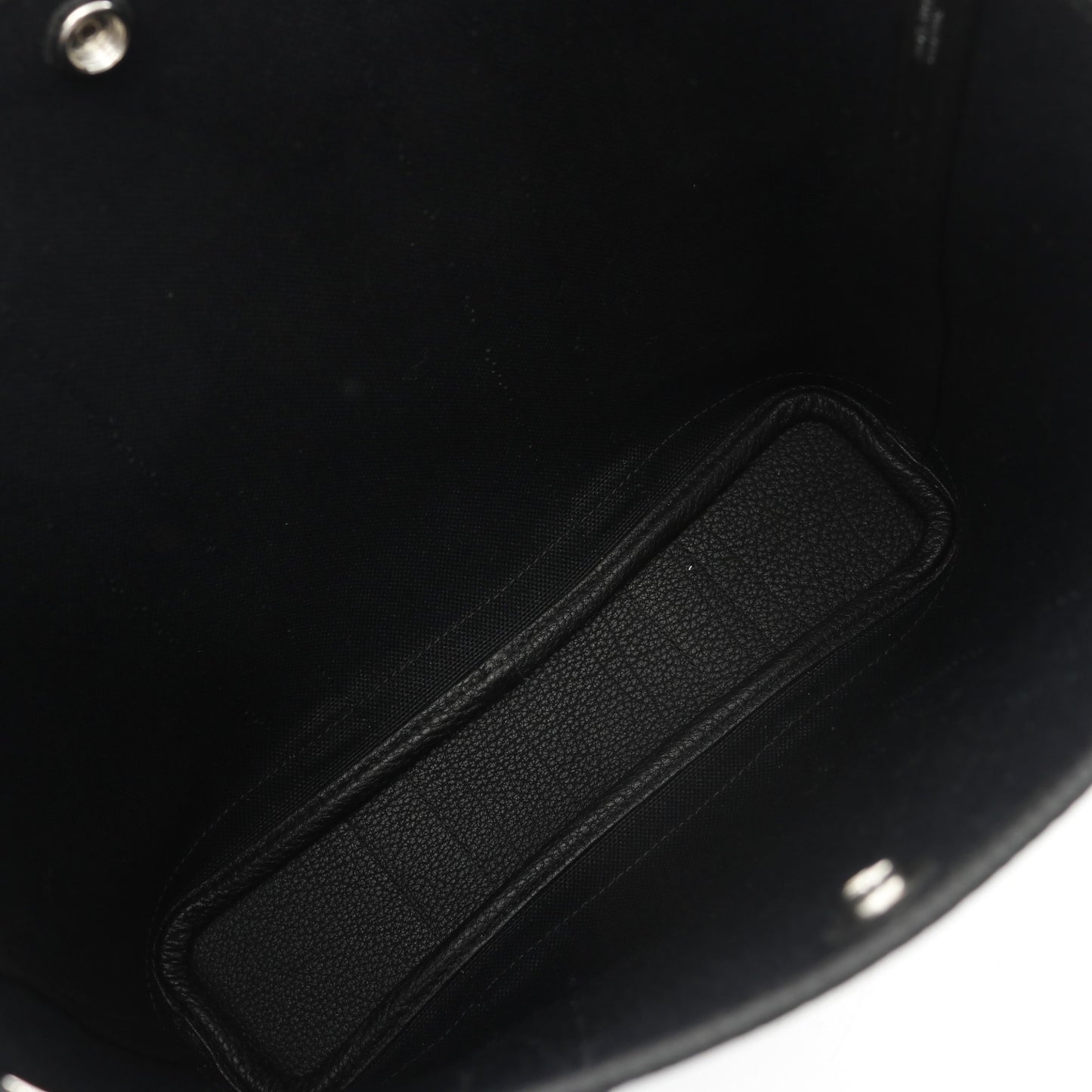ガーデンファイルPM ハンドバッグ トートバッグ トワルミリタリー ネゴンダ ブラック シルバー金具 2WAY U刻印 エルメス バッグ HERMES