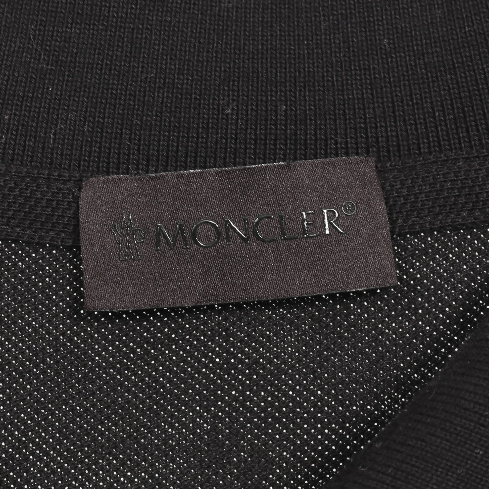 ポロシャツ コットン ブラック モンクレール トップス MONCLER