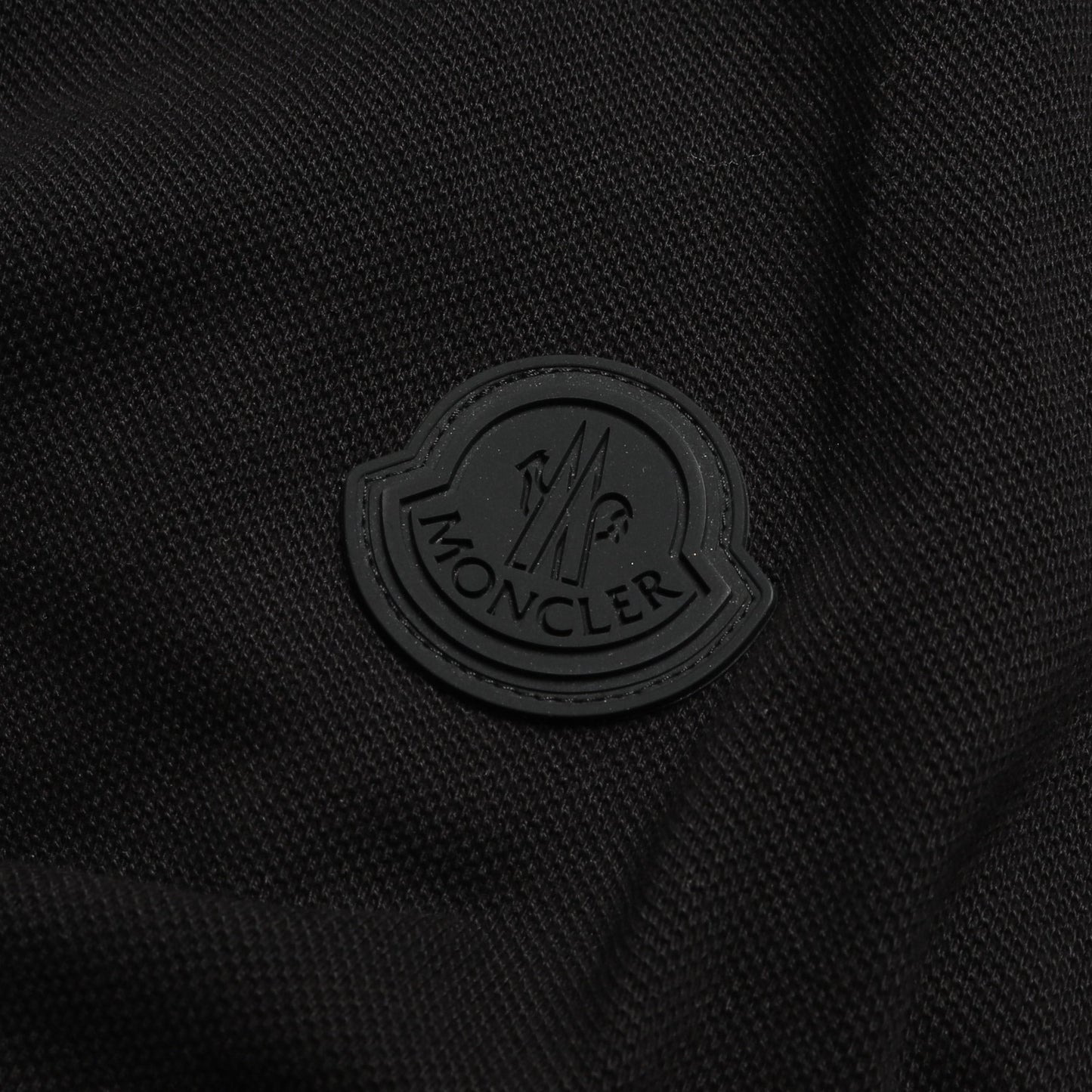 ポロシャツ コットン ブラック モンクレール トップス MONCLER
