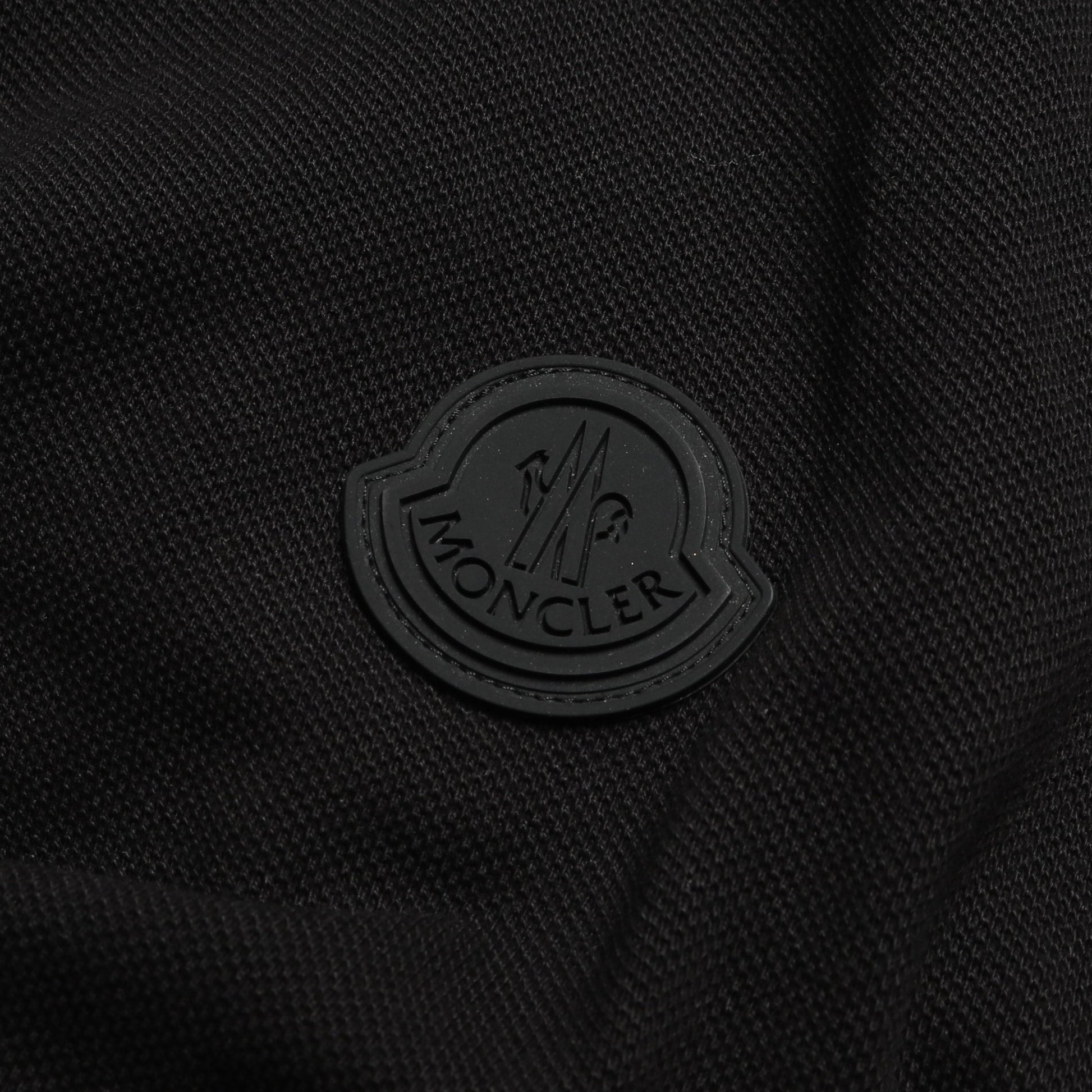 ポロシャツ コットン ブラック モンクレール トップス MONCLER