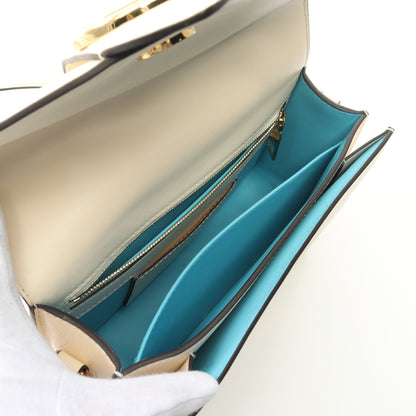 LV PONT 9 LVポンヌフ クレーム ショルダーバッグ レザー アイボリー ルイヴィトン バッグ LOUIS VUITTON
