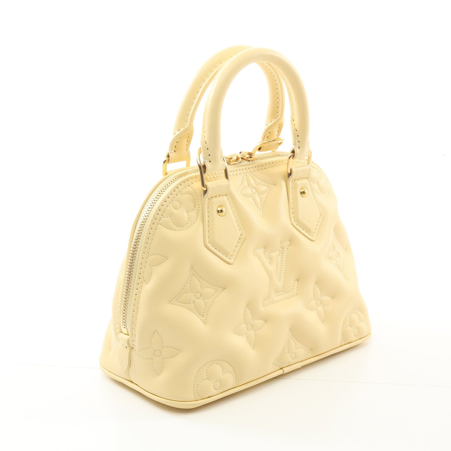 アルマBB ソフト バブルグラム バナナ ハンドバッグ レザー ライトイエロー 2WAY ルイヴィトン バッグ LOUIS VUITTON